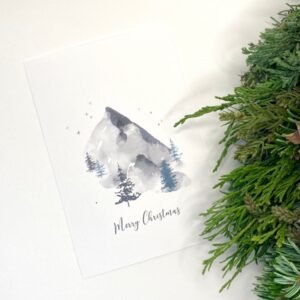 Weihnachtskarte 'Merry Christmas'
